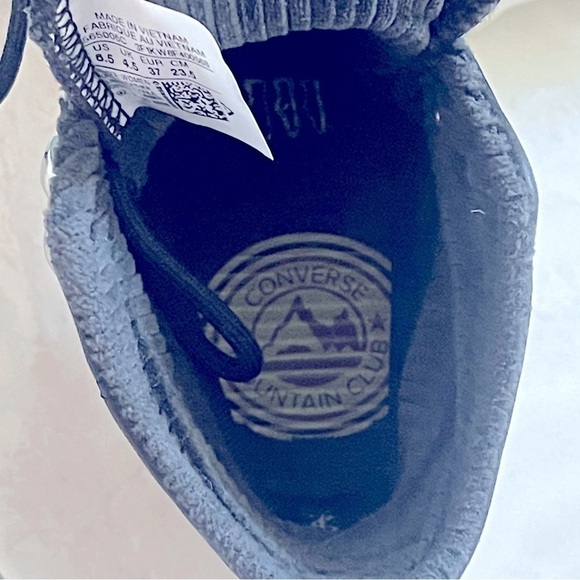 Convers All Start Taylor Sneakers Women 6.5 Leather Platform Skater Chunky - Picture 11 of 13